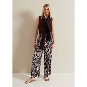 Phase Eight Anna Printed Wide Leg Trousers